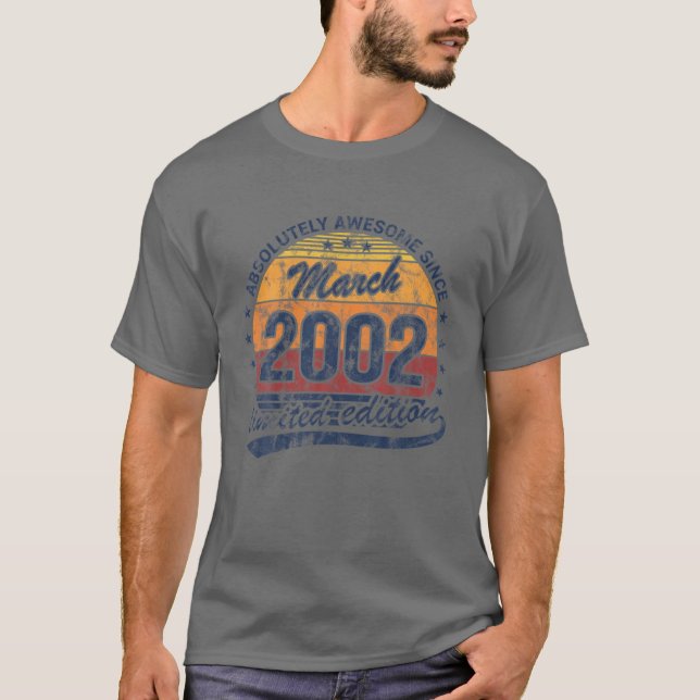 T-shirt 20e anniversaire de Born March 2002 (Devant)