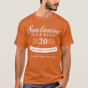 T-shirt 20e anniversaire de mariage 20 ans de mariage