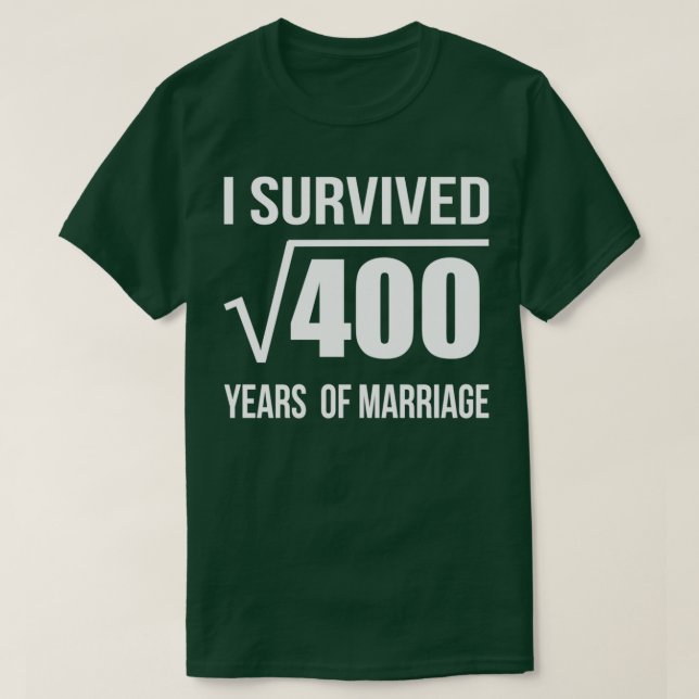 T-shirt 20e anniversaire de mariage Cadeau Mariage 20 ans  (Design devant)