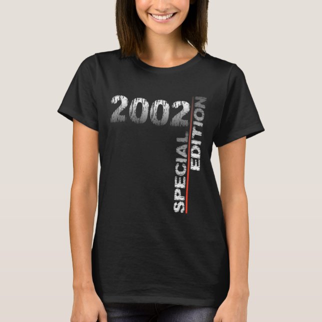 T-shirt 20e anniversaire Hommes Edition spéciale 2002 Anni (Devant)