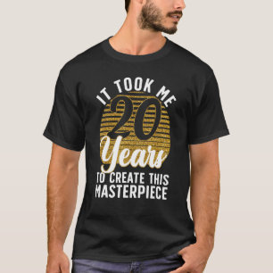 T-shirt 20e anniversaire pour femmes Hommes 20 ans Gag Tur