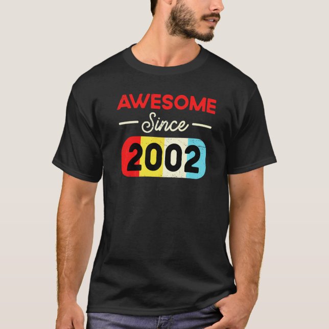 T-shirt 20e anniversaire stupéfiant depuis 2002 Tee - shir (Devant)