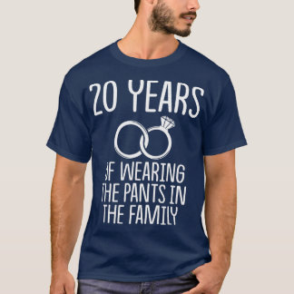 T-shirt 20th 20 year Wedding Anniversary Gift Pants Wife