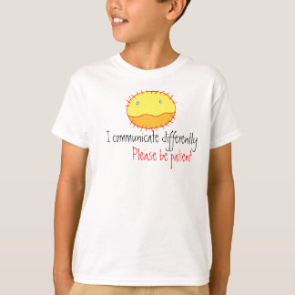 T-shirt 21244555, je communique différemment, veuillez