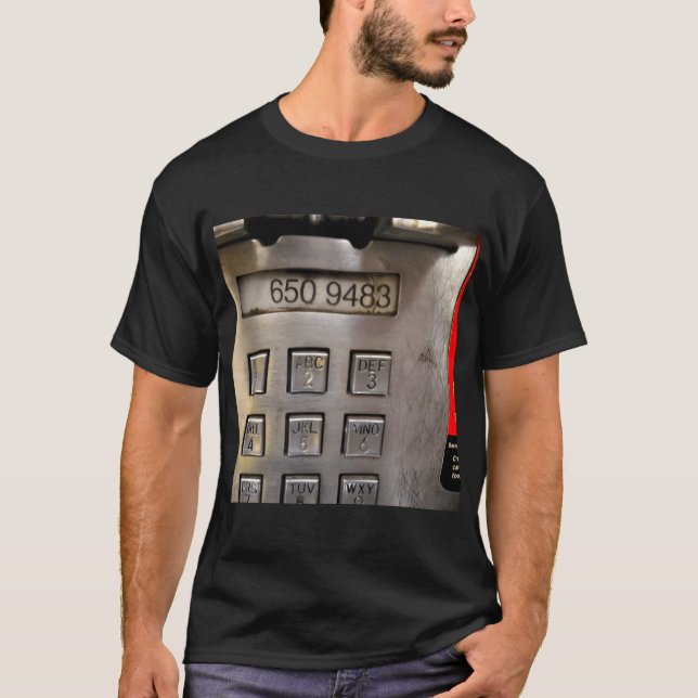 T-shirt 212 6509483 Numéro de téléphone cadeau (Devant)