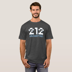 T-shirt 212 Manhattan NYC Area Code