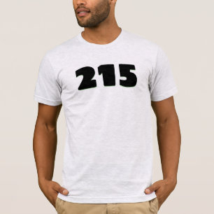 T-shirt 215 Indicatif régional