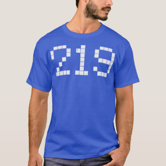 T-shirt 219 Indicatif régional Indiana Vintage 2