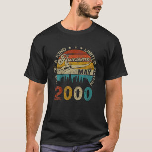 T-shirt 21 Ans 21 Ans Cadeaux Anniversaires Awesome Depuis