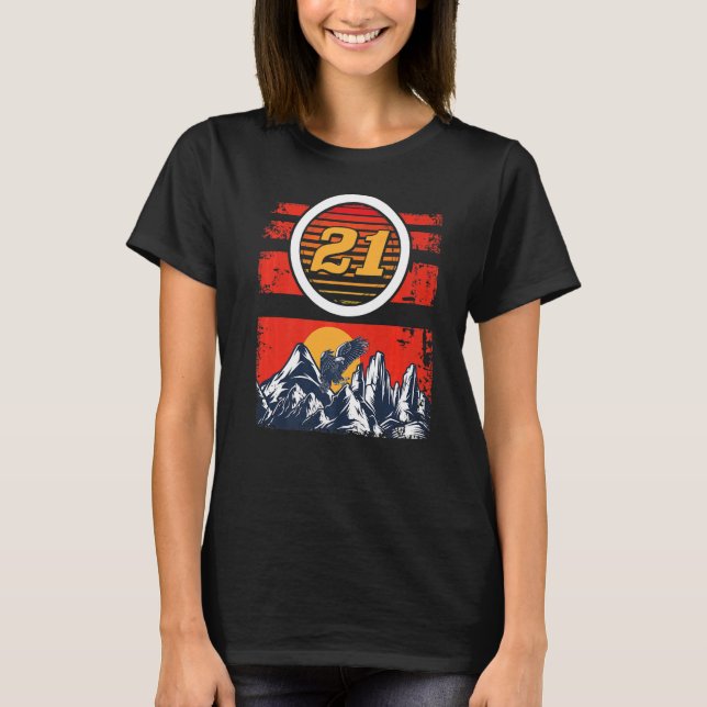 T-shirt 21 Ans 21e Anniversaire 6 (Devant)