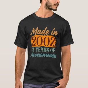 T-shirt 21 Ans De Compréhension Faite En 2002
