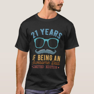 T-shirt 21 Ans D'Être Un Fantastique Papa Fête des pères P
