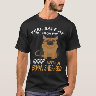 T-shirt 21 Se Sentir En Sécurité La Nuit En Dormant Avec U