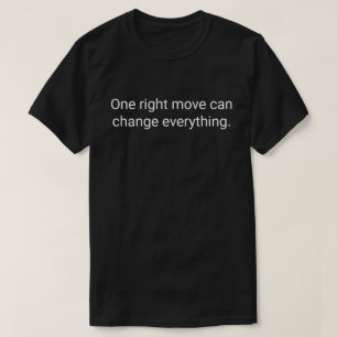 T-shirt 21. Un bon mouvement peut tout changer.