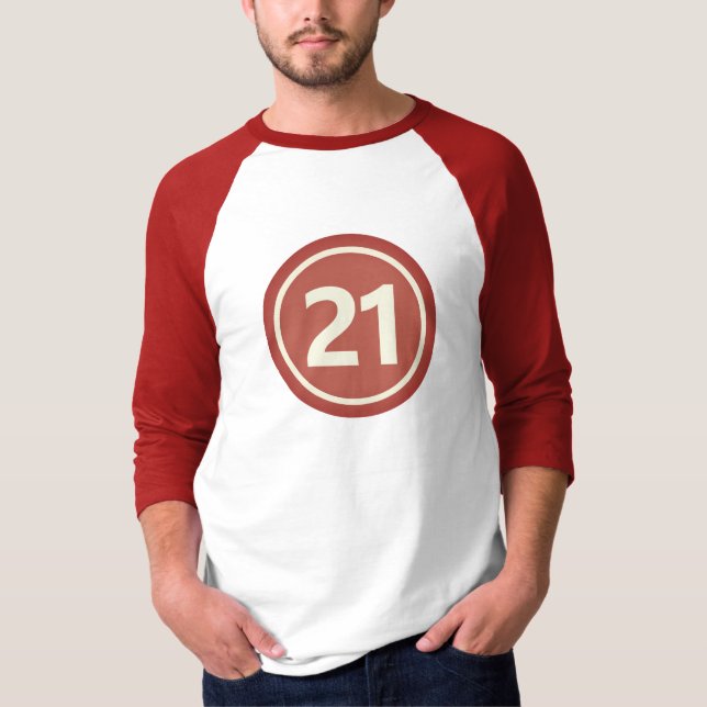 T-shirt 21e anniversaire Cadeaux Hommes (Devant)