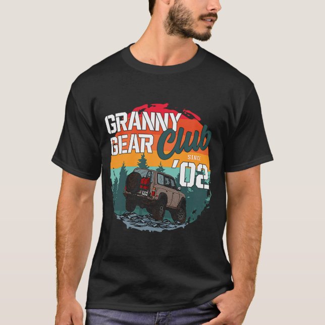 T-shirt 21e anniversaire I Granny Gear Club I 4WD Camion o (Devant)