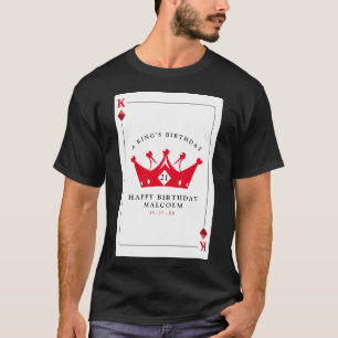 T-shirt 21e anniversaire King of Diamonds Casino Poker Car