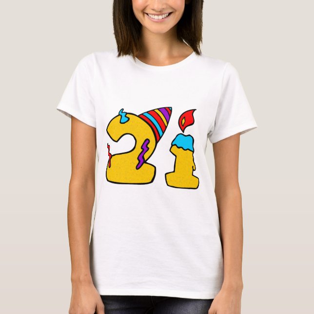 T-shirt 21ème Anniversaire (Devant)