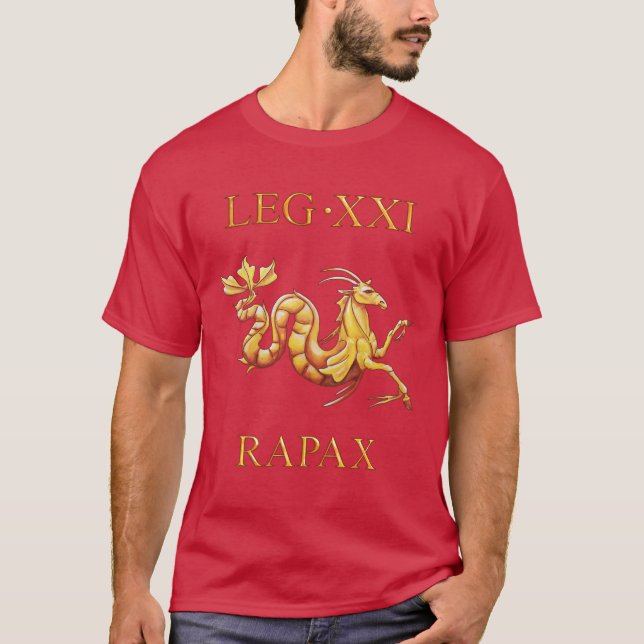 T-shirt 21ème Légion romaine XXI Rapax - 'rapaces (Devant)