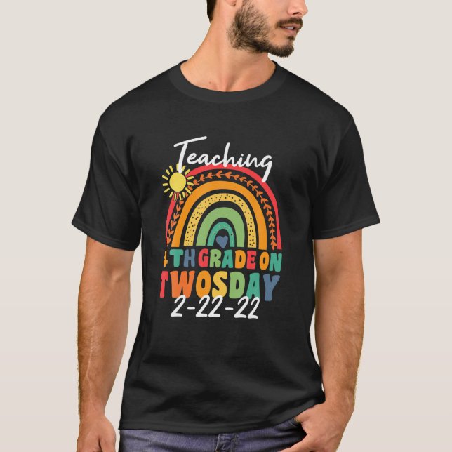 T-shirt 22/02/2022 Enseignement 4E Année Sur Deux Enseigna (Devant)