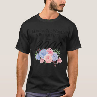 T-shirt 22 Anniversaire Faire du monde un endroit meilleur