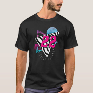 T-shirt 22 ans 22e anniversaire 18