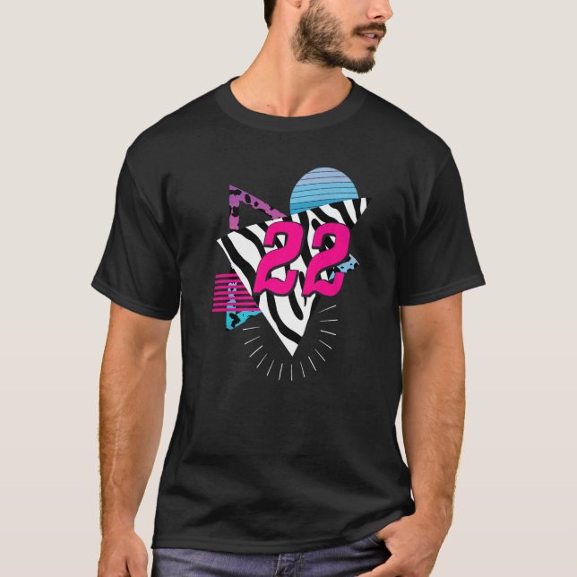 T-shirt 22 ans 22e anniversaire 18 (Devant)