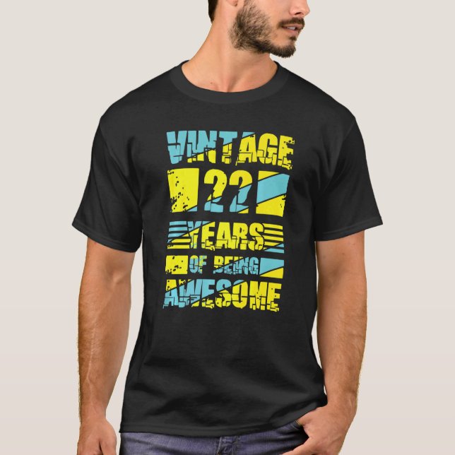 T-shirt 22 Ans 22e Anniversaire 5 (Devant)