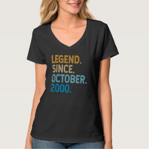 T-shirt 22 ans de légende depuis octobre 2000 22e annivers