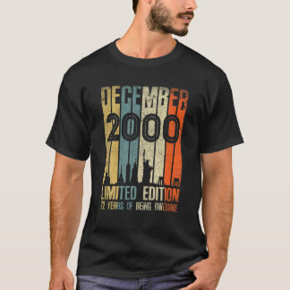 T-shirt 22 Ans Février 2000 Limited Edition 22E Bir