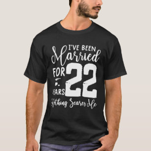 T-shirt 22 Ans Mariés Drôle Couple 22E Anniversaire