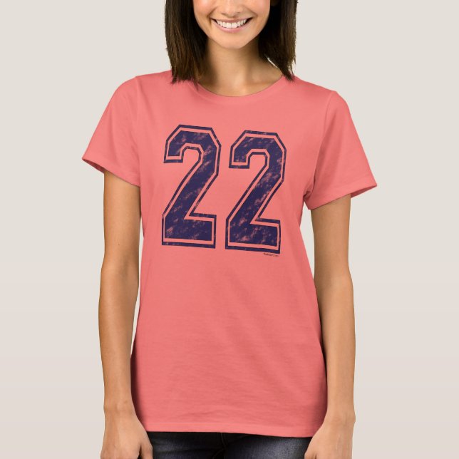 T-shirt 22 Jersey Personnalisé (Devant)