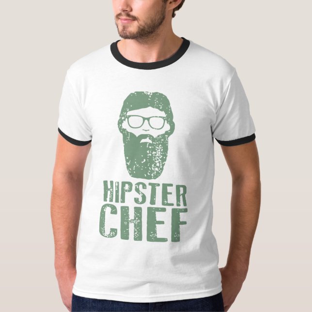 T-shirt 22 Minutes - Chef Hipster (Devant)