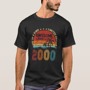 T-shirt 22E Anniversaire Fête 22 Ans Être Impressionnant V