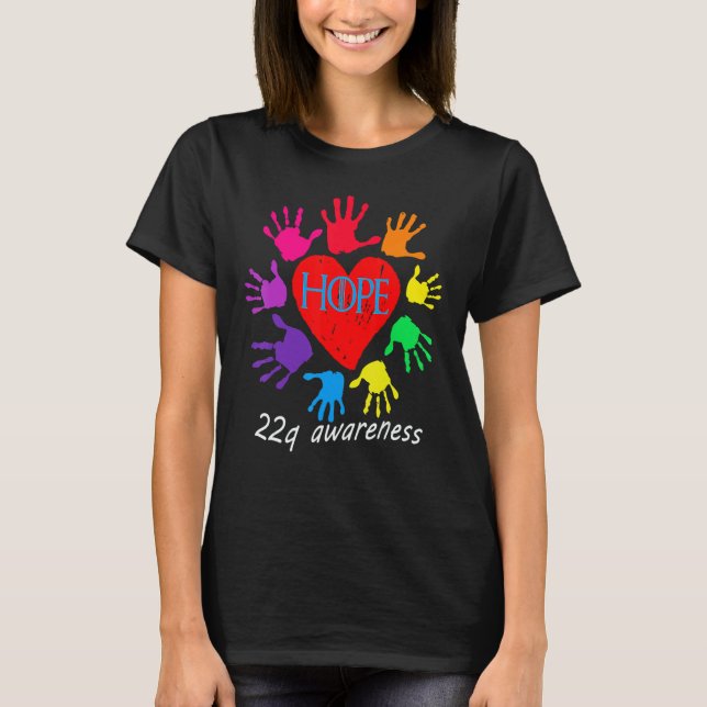 T-shirt 22q Duplication All Hope For Children (Devant)