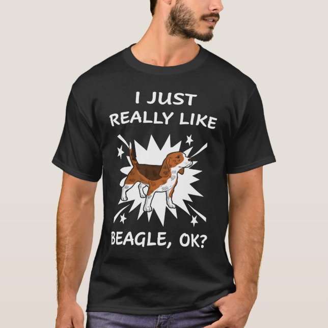 T-shirt 231 J'Aime Vraiment Beagle (Devant)