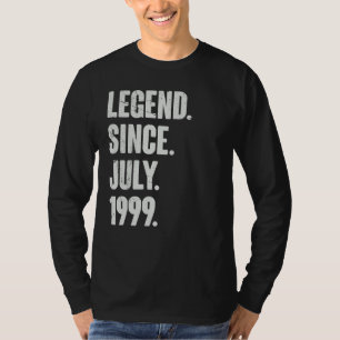 T-shirt 23 ans 23e anniversaire Légende depuis juillet 199