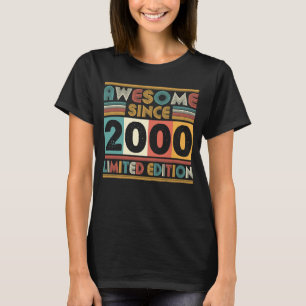 T-shirt 23 Ans Awesome depuis 2000 23e Anniversaire Fabriq