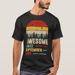 T-shirt 23 Ans Awesome Depuis Septembre 1999 23ème 1