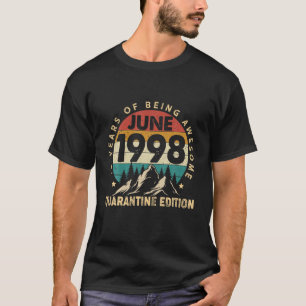 T-shirt 23 Ans Juin 1998 23E Anniversaire Quarantine Fun