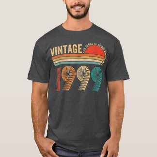 T-shirt 23 ans Vintage 1999 Limited Edition 23e Bir