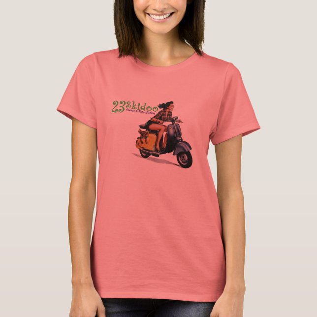T-shirt 23 Chemise Skidoo - sonnette bleue (Devant)