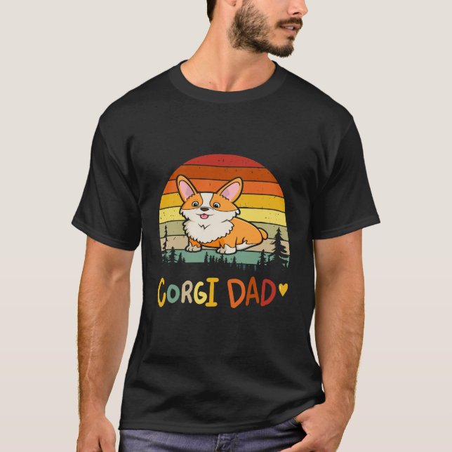 T-shirt 23 Corgi Papa (Devant)