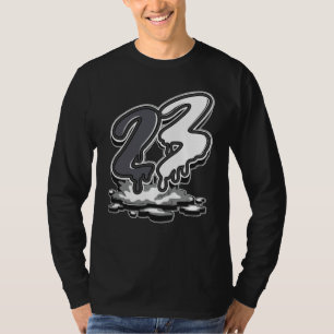 T-shirt 23 Drip Low Panda Noir Blanc Correspondant