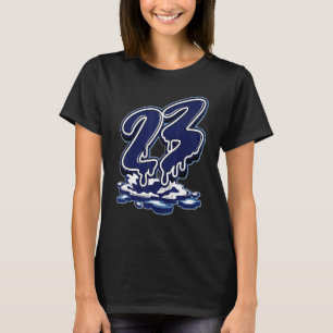 T-shirt 23 Drip Midnight Navy 11 Correspondance