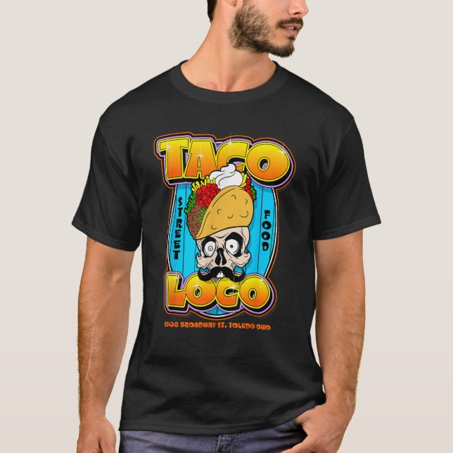 T-shirt 23 TACO LOCO TS FRONT 082823 T Chemise (Devant)