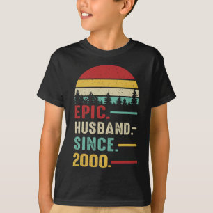 T-shirt 23e anniversaire du Mariage pour lui Epic Mari Sin