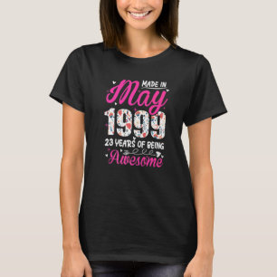 T-shirt 23e anniversaire extraordinaire depuis mai 1999 Fl