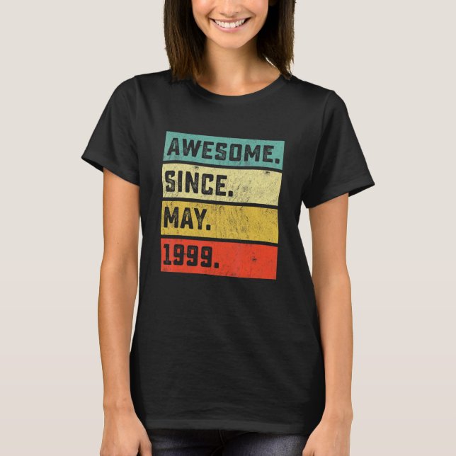 T-shirt 23e anniversaire stupéfiant depuis mai 1999 23 ans (Devant)