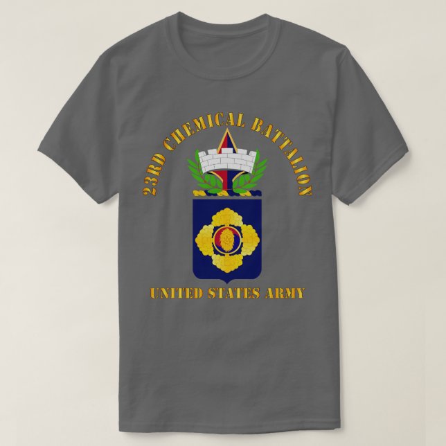 T-shirt 23e certificat d'authenticité d'une boîte chimique (Design devant)